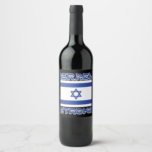 Israël Sterk Wijn Etiket (Voorkant)