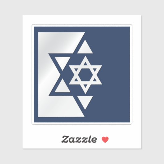 Israël sterke vlag sticker (Vel)