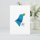 Israel Studio Art Bedankkaart (Staand voorkant)