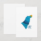 Israel Studio Art Bedankkaart (Voorkant / Achterkant)