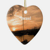 Israel Sunset Keramisch Ornament (Rechts)