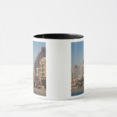 Israël, Tel Aviv, beachfront, hotels, schemering Mok (Midden)