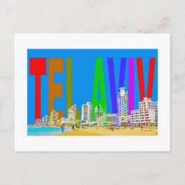 Israël tel aviv briefkaart