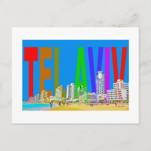 Israël tel aviv briefkaart