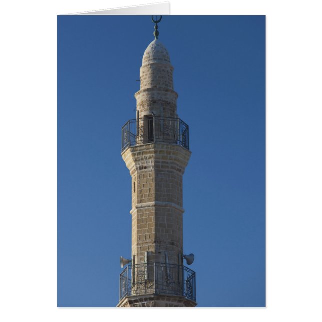 Israël, Tel Aviv, Jaffa, moskee minaret (Voorkant)