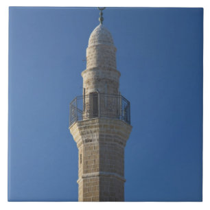 Israël, Tel Aviv, Jaffa, moskee minaret Tegeltje