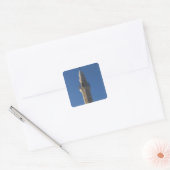 Israël, Tel Aviv, Jaffa, moskee minaret Vierkante Sticker (Envelop)