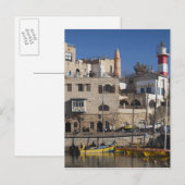 Israël, Tel Aviv, Jaffa, oude haven Jaffa Briefkaart (Voorkant / Achterkant)