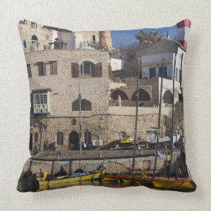Israël, Tel Aviv, Jaffa, oude haven Jaffa Kussen