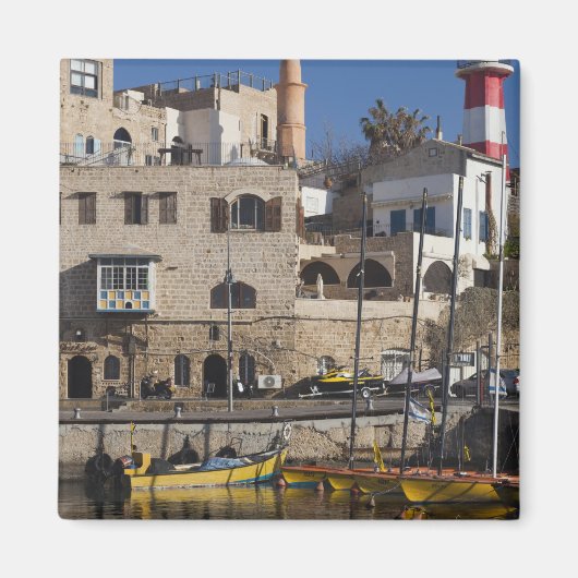 Israël, Tel Aviv, Jaffa, oude haven Jaffa Magneet (Voorkant)