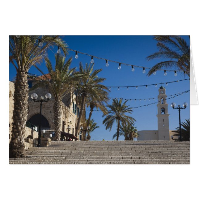 Israël, Tel Aviv, Jaffa, trap, Old Jaffa (Voorkant Horizontaal)