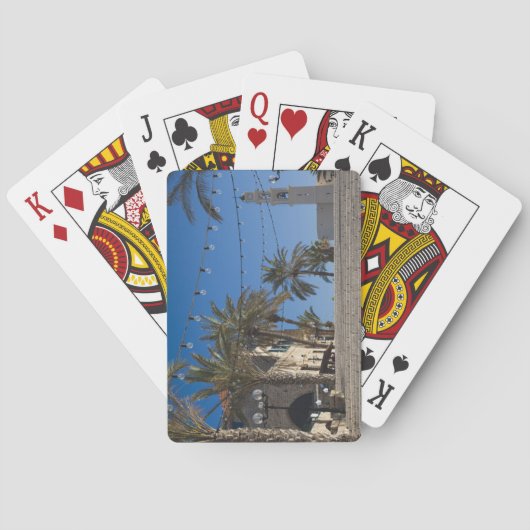Israël, Tel Aviv, Jaffa, trap, Old Jaffa Pokerkaarten (Achterkant)