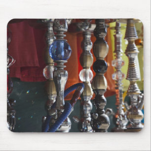 Israël, Tel Aviv, Jaffa, waterpijpen in de schaap Muismat