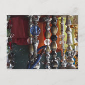 Israël, Tel Aviv, Jaffa, waterpijpen in de schaaps Briefkaart (Voorkant)