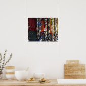 Israël, Tel Aviv, Jaffa, waterpijpen in de schaaps Poster (Keuken)