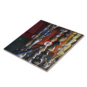 Israël, Tel Aviv, Jaffa, waterpijpen in de schaaps Tegeltje (Zijkant)