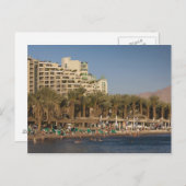 Israel, The Negev, Eilat, Red Zee beachfront Briefkaart (Voorkant / Achterkant)