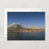 Israel, The Negev, Eilat, Red Zee beachfront Briefkaart (Voorkant / Achterkant)