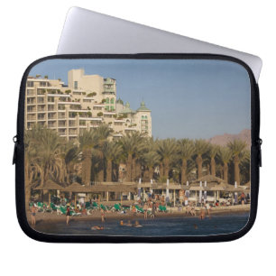 Israel, The Negev, Eilat, Red Zee beachfront Laptop Sleeve