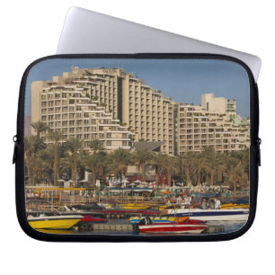 Israel, The Negev, Eilat, Red Zee beachfront Laptop Sleeve