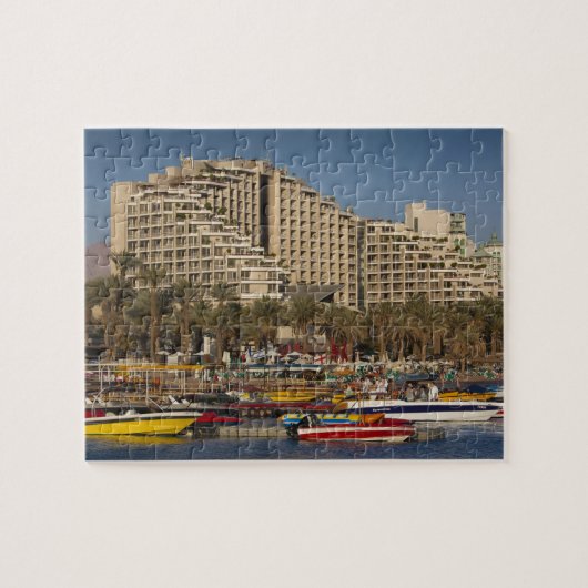 Israel, The Negev, Eilat, Red Zee beachfront Legpuzzel (Horizontaal)