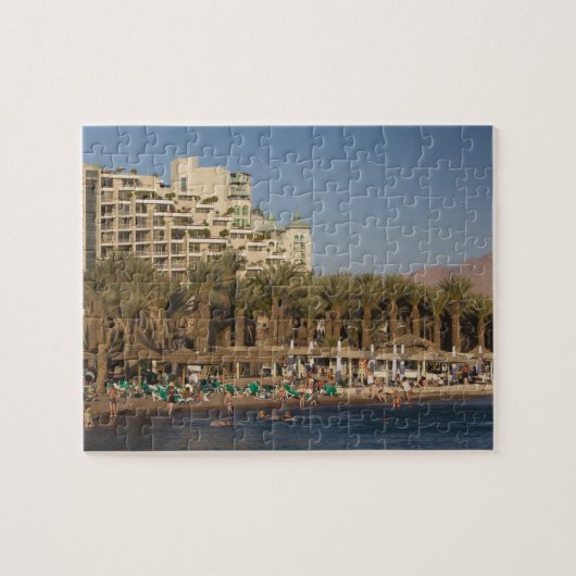 Israel, The Negev, Eilat, Red Zee beachfront Legpuzzel (Horizontaal)