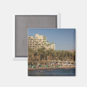 Israel, The Negev, Eilat, Red Zee beachfront Magneet (Voorkant / Achterkant)