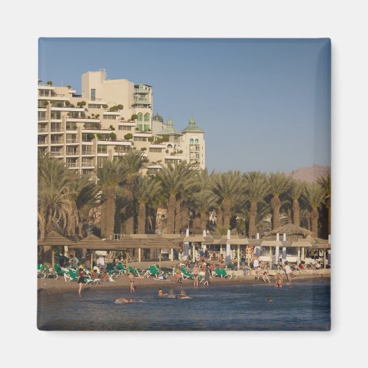 Israel, The Negev, Eilat, Red Zee beachfront Magneet (Voorkant)