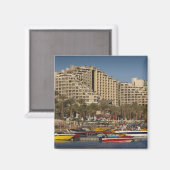 Israel, The Negev, Eilat, Red Zee beachfront Magneet (Voorkant / Achterkant)