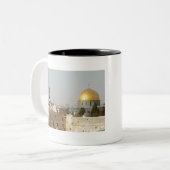 Israël Tweekleurige Koffiemok (Voorkant links)