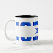 Israël Tweekleurige Koffiemok (Links)