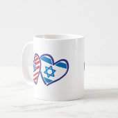 Israel USA Love Koffiemok (Voorkant links)