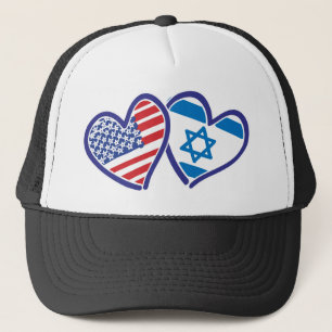 Israel USA Love Trucker Pet
