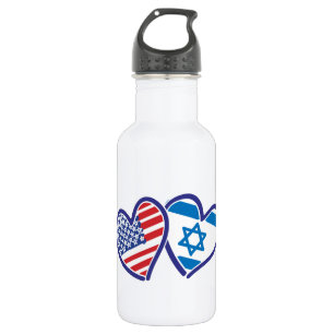Israel USA Love Waterfles