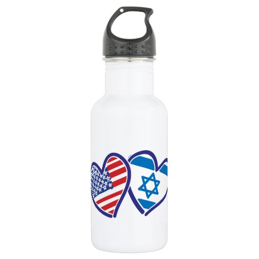 Israel USA Love Waterfles (Voorkant)