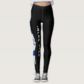  Israel Victory Israëlische vlag Leggings (Voorkant)
