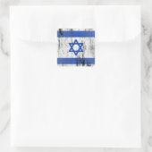 Israël Vierkante Sticker (Tas)