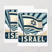 Israel Vintage Travel Poster (Voorkant / Achterkant)