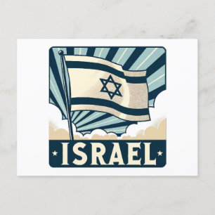 Israel Vintage Travel Poster Briefkaart