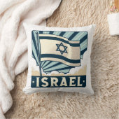 Israel Vintage Travel Poster Kussen (Deken)