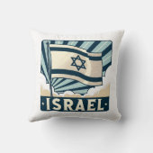 Israel Vintage Travel Poster Kussen (Achterkant)