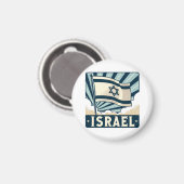 Israel Vintage Travel Poster Magneet (Voorkant / Achterkant)