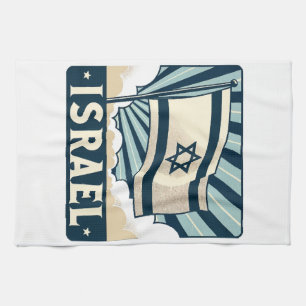 Israel Vintage Travel Poster Theedoek