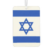 Israël vlag auto luchtverfrisser (Achterkant)