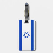 Israël-vlag Bagagelabel (Achterkant verticaal)