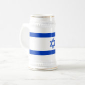 Israël-vlag Bierpul (Voorkant links)