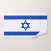 Israël vlag blauw en wit modern bad handdoek (Handdoek)
