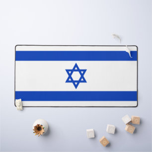 Israël vlag blauw en wit modern bureaumat