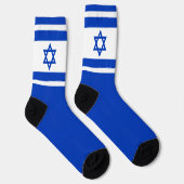 Israël vlag blauw en wit modern patriottisch sokken (Rechts)