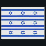 Israël vlag blauw en wit ster van David patroon Tissuepapier<br><div class="desc">Israël vlag blauw en wit ster van David modern patroon patriottische gift Wrapping tissuepapier. Geweldig voor Chanoeka. Israëlische vlag.</div>